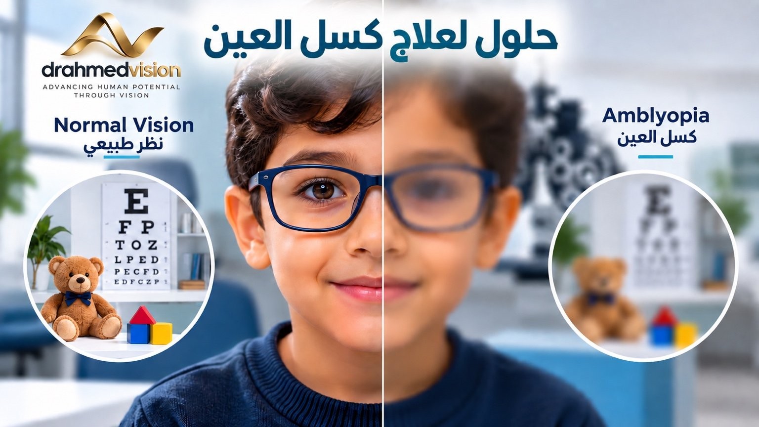 كسل العين (الغمش): الأسباب والأعراض والتشخيص والعلاج
